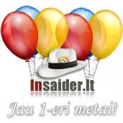 Insaider.lt jau 1-eri metai!
